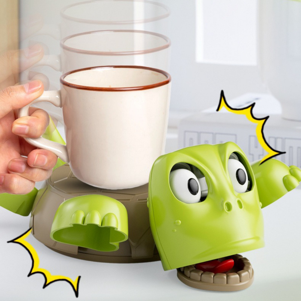 3D Turtle Coaster – Insulated Drink Mat & Funny Cup Holder