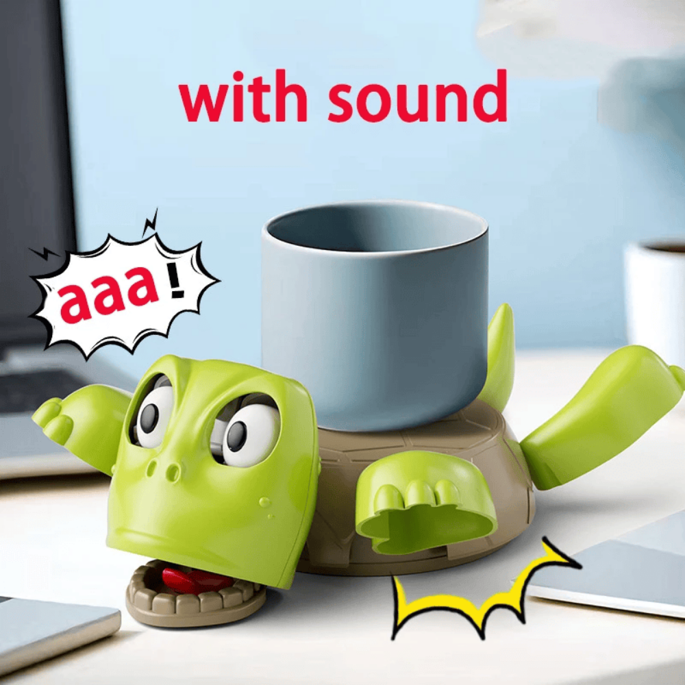 3D Turtle Coaster – Insulated Drink Mat & Funny Cup Holder
